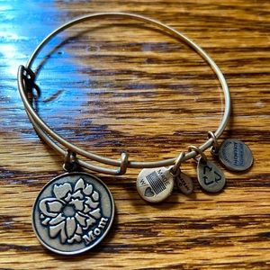Alex and Ani gold tone Mom bracelet